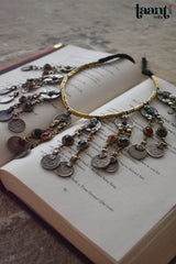 Afghani Handcrafted Coin necklace with Sones Embelishments