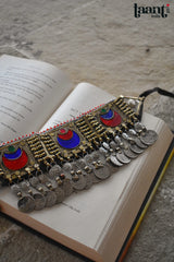 Afghani Handcrafted Choker with Meena designs
