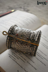 Original Afghani Geometric Carved Handcuff