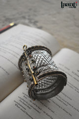 Original Afghani Geometric Carved Handcuff