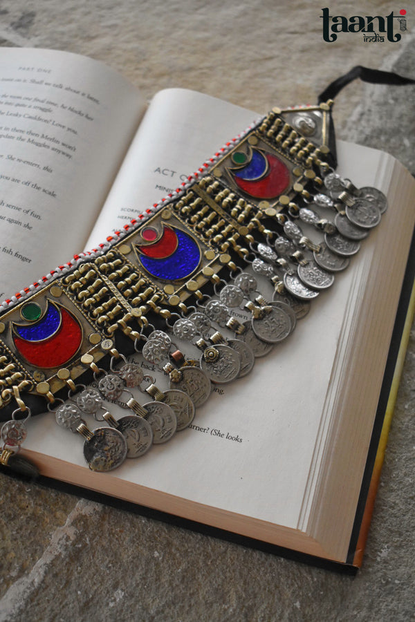 Afghani Handcrafted Choker with Meena designs
