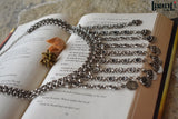 German Silver Waterfall Strand Choker
